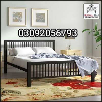 Double Bed|Iron double bed|iron single Bed|bed set|03092056793