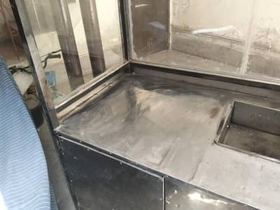 counter with hot plate