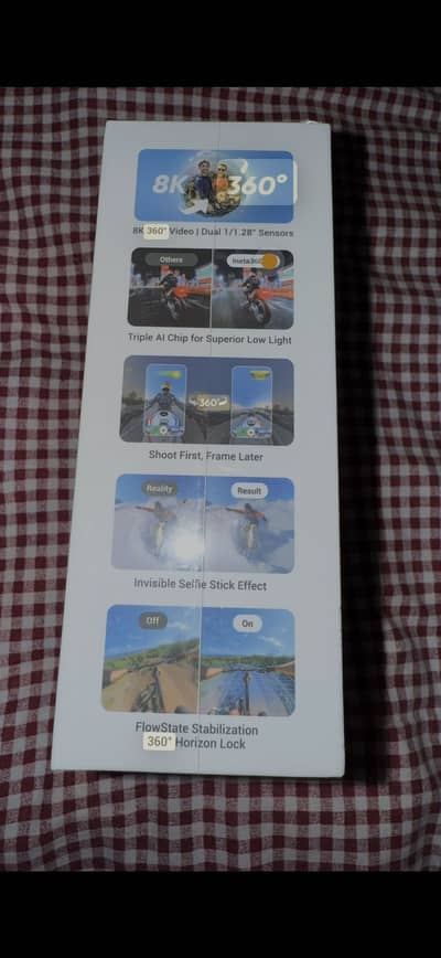 Insta 360 X5  8K 72MP like brand new only box open