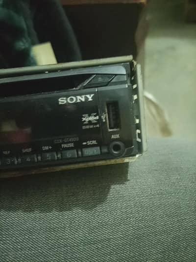 cd usb aux sony player