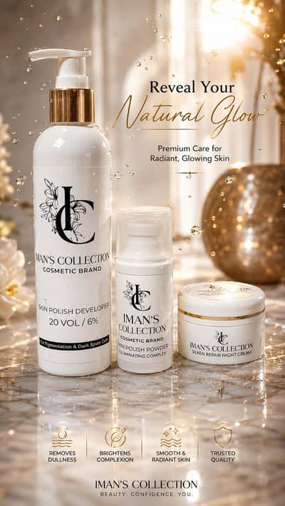 skin polish and night cream