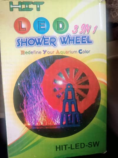 LED Wheel Shower Water Feature