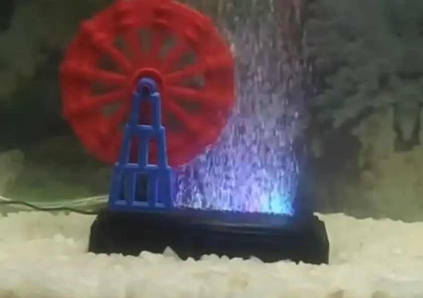 LED Wheel Shower Water Feature — photo 3