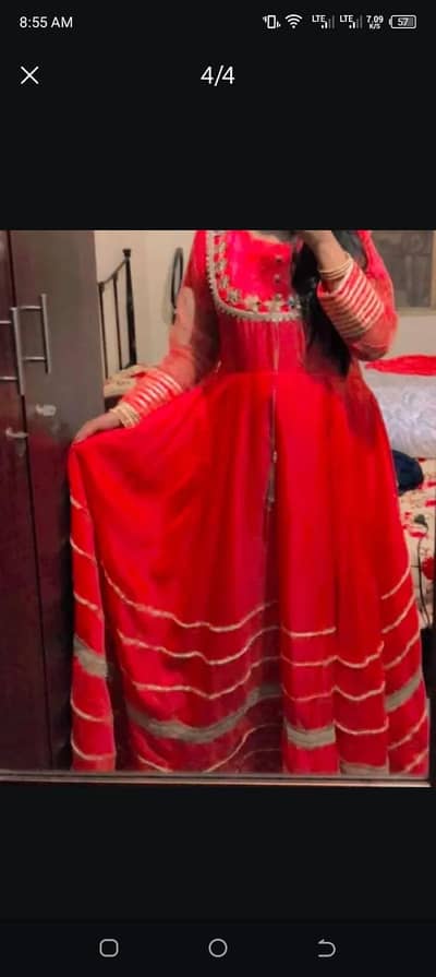 Pink colour beautiful maxi gotta work