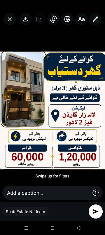 3 Marla House For Rent Double Storey
