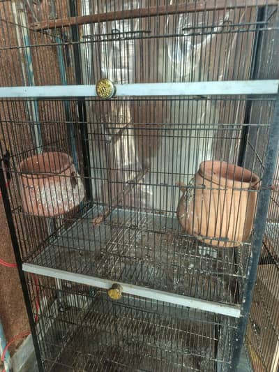 1.5 by 2 4 portion  cages in good condition for sale