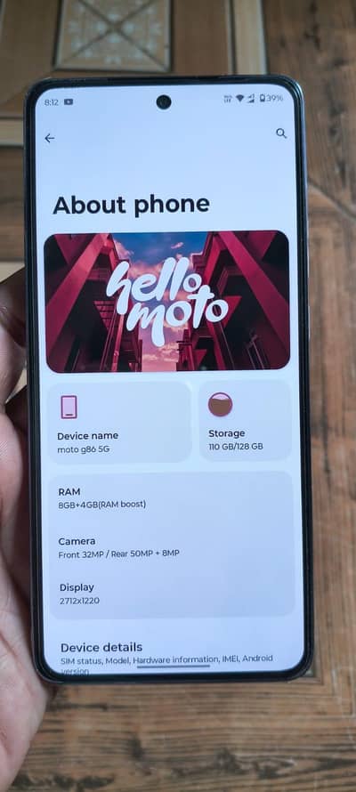 Motorola Moto G6 5g