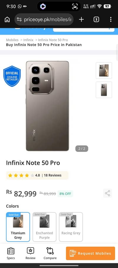 Infinix Note 50 Pro