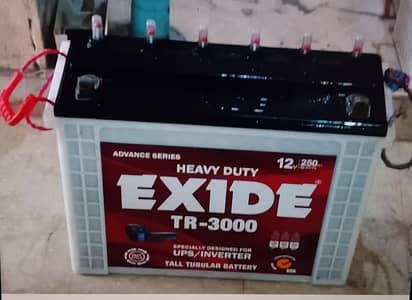 Exide battery TR-3000 100% geniun  12v