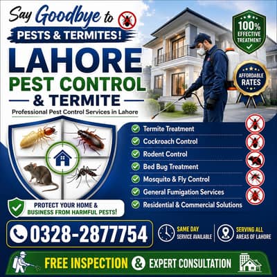 Fumigation Services, Pest Control Lahore, Termite Control, Bed Bug