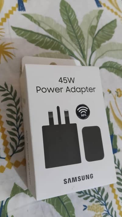 original Samsung 45W Super Fast Charger – Genuine 3-Pin Adapter