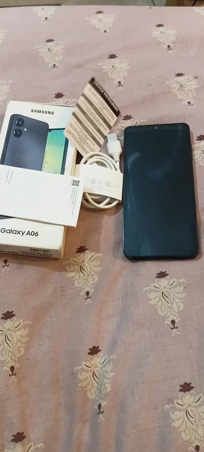 Samsung Mobile A06 Black Clr 4/64 Complete Box