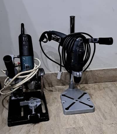 Grinder Stand + Drill stand box pack (Urgent sale)