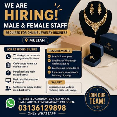 WhatsApp Order Handling Male Femal