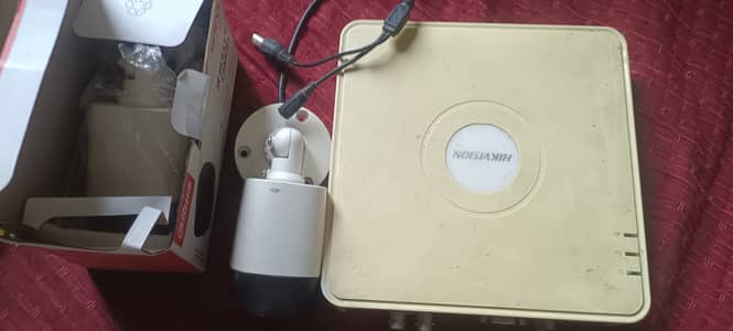Hikvision dvr + 2 camraa