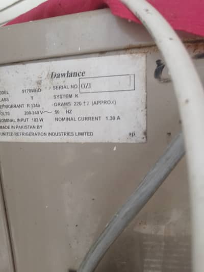 Dawlance ka refrigerator for sale