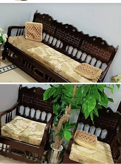 Sofa Set Solid Wood – Original Wooden Frame