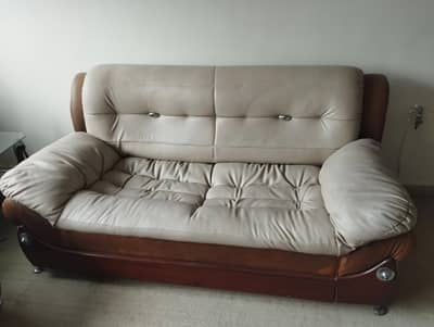 7 seater leather sofa