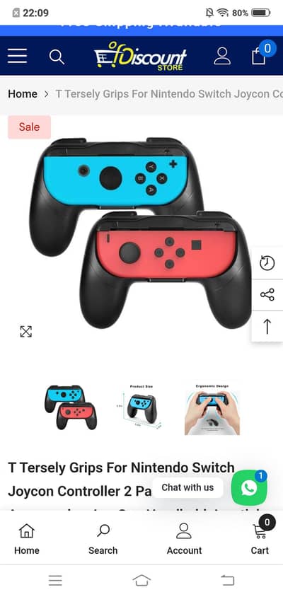 Nintendo SW 2 switch to Joy controller gripair pair box new condition