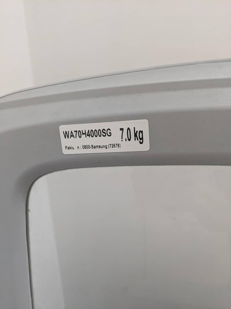 Samsung Top load automatic machine 7