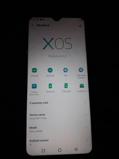 Infinix Hot 9 Play 4 64 pta official