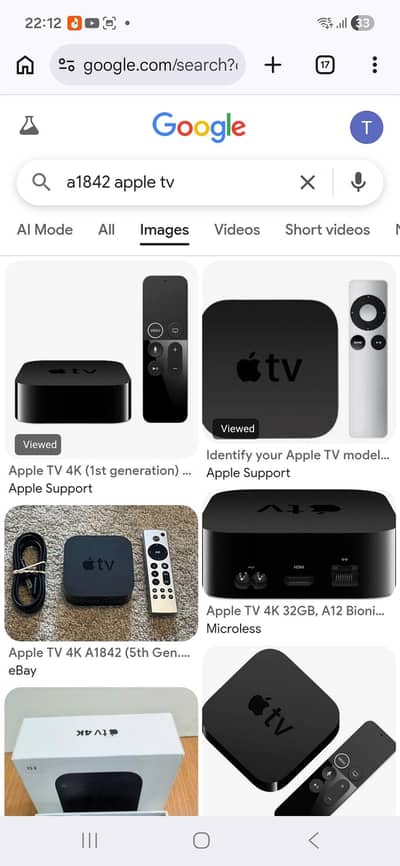 apple tv box 4k A1842