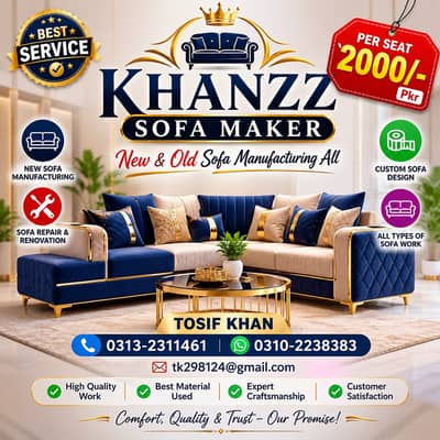Sofa maker | Fabric change | Sofa repair | sofa sets | sofa repairing