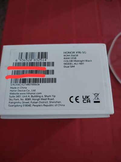 Honor x9b -5g. 03225383116