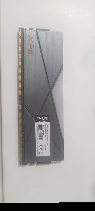 XPG D50 32gb 3600mhz DDR4 Ram (single stick)