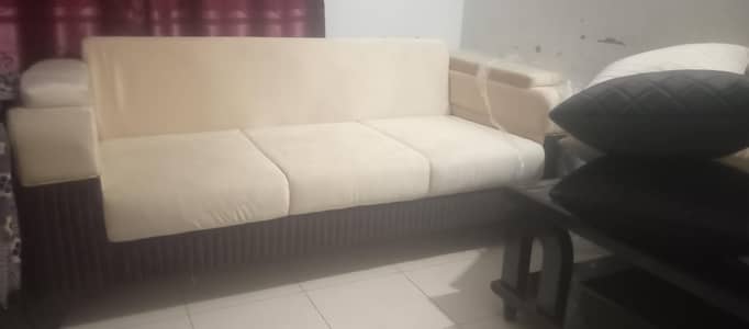 sofa sets 7seater plus cushion table dining table with 6 chairs