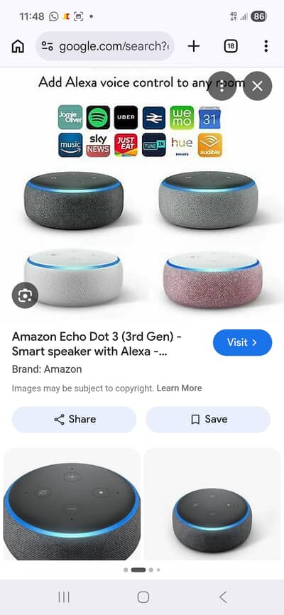 Amazon echo dot 3rd generation spkear