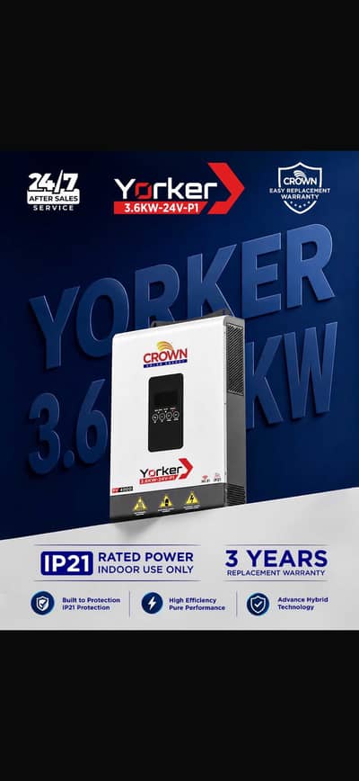 Crown yorker 3.6 kw