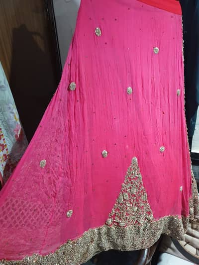 Complete Lehnga with hand bag one time used for Sale