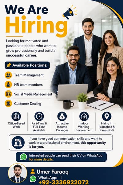 Full time, part time and online job opportunities