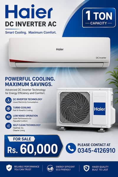 Haier 1 Ton DC Inverter AC