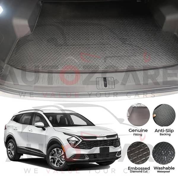 Kia Sportage China Rexine Custom-Size Trunk Mat - Model 2025