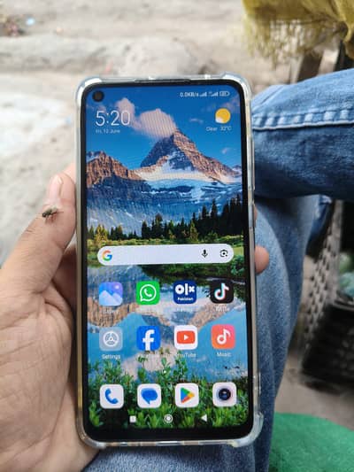 redmi note 9 all ok no open repair 4+2/128 gb