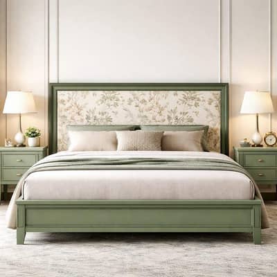 Bed/Bed Set/Bed Side Table/Dressing Table/Wooden Bed/Wedding Furniture