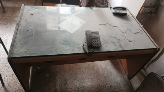 Office table and chairs