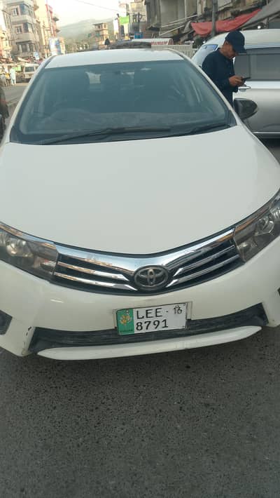 Toyota Xli 2016 model Lahore number