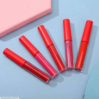 High Pigment Red Lip Gloss Set 5 Shades