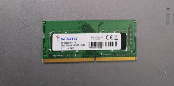 8 GB Ram , DDR4