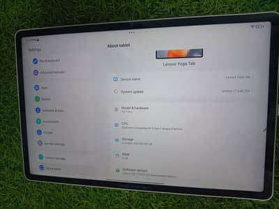 Lenovo Yoga Tab/Model (TB710FU)/8GB RAM/256GB/11.1 inc Display/120 FPS