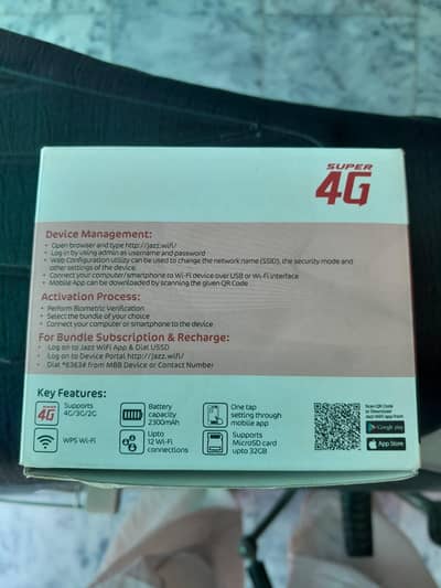 jazz wifi 4G Device