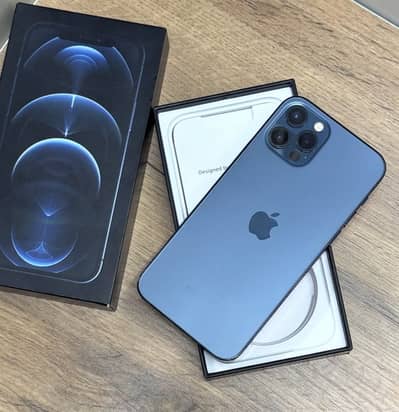 Iphone 12 Pro PTA Approved 256Gb Blue With Box 11 13 14 15 16 17