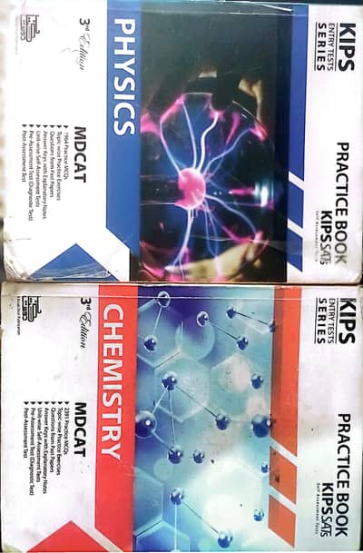 kips Mdcat practice books ( chemistry and physics)