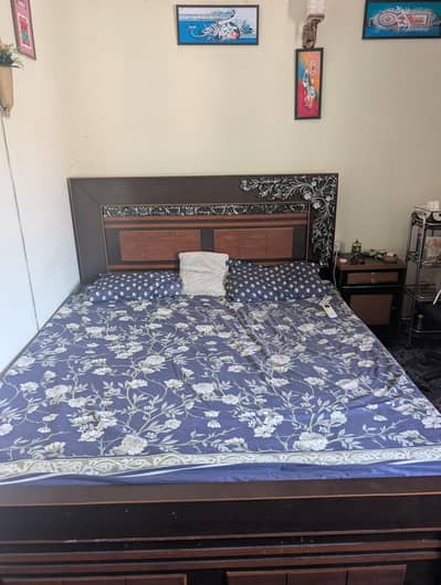 Double Bed Set with Dressing Table