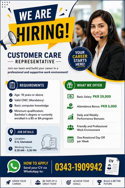 Customer Care Representative