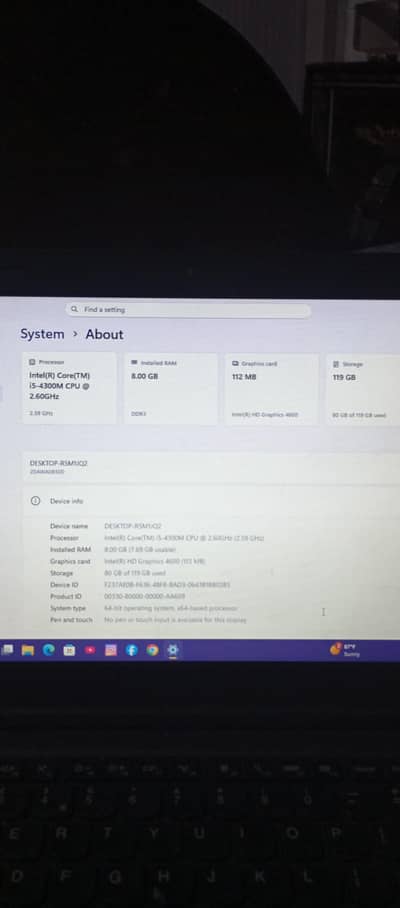 Lenovo Thinkpad  i5 4th g 8gb ram 128ssd