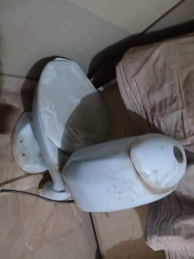 Toilets Blue Color
